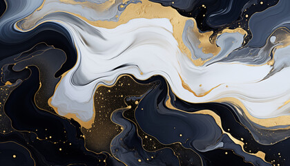 Black-gold marble abstract background texture. Luxury design for background or wallpaper presentation