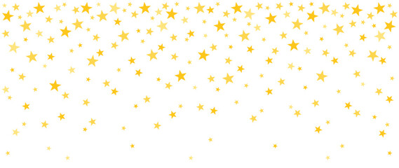 Background with yellow stars. Vector illustration for cover, banner, poster, card, web and packaging.