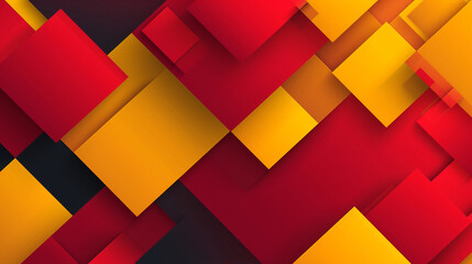Red & yellow abstract shape background vector presentation design. PowerPoint and Business background.