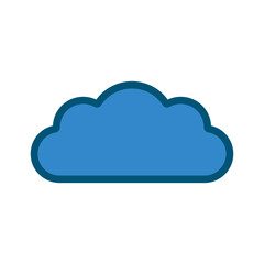 Isolated Illustration clouds . Cloud shapes design vector . Cloud in sky. Heaven. Cloud icon in vector design style