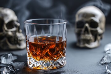 Reflections on life's extremes: alcohol and death, Generative AI