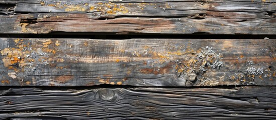 Damaged wooden board.