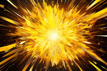 Abstract background with explosion. Vector illustration for your design