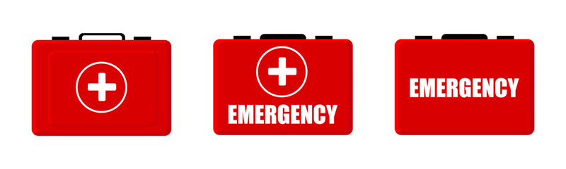 First aid box flat icon. vector illustration. first aid kit icon. flat illustration first aid kit box vector on white background eps10