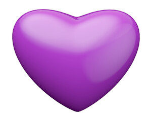 3D heart , 3D Love ,  3D Like , 3D Illustration