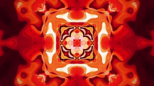 Abstract symmetrical composition. Looped bg for show or events, exhibitions, festivals or concerts, music videos.