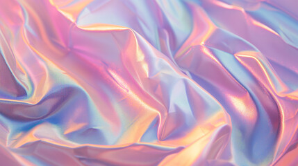 Obraz premium Abstract holographic paper texture with a hologram sheen, offering a futuristic and sci-fi aesthetic for design applications