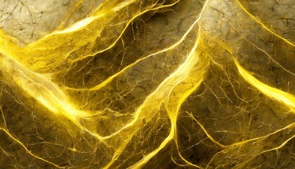 background of yellow.an eye-catching digital illustration featuring artistic yellow electrical waves on a textured CG background. Seamlessly blend a yellow marble seamless texture with high resolution