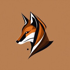 Obraz premium flat vector logo of animal 