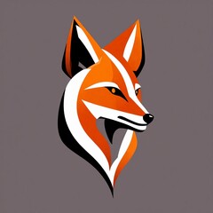 Obraz premium flat vector logo of animal 