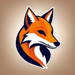 Obraz premium flat vector logo of animal 