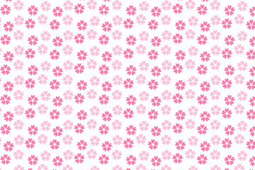 シンプルな桜の花のパターン