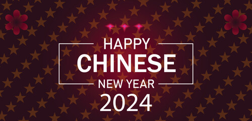 Happy Chinese New Year Text illustration Design