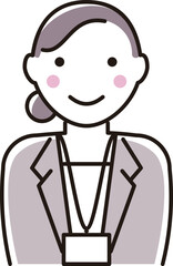 Illustration of a business woman