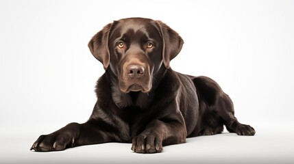 Fototapeta premium Dog, Labrador Retriever in sitting position