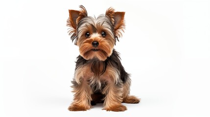 Dog, Yorkshire terrier in sitting position