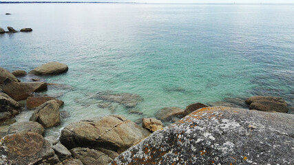 フランス　ブルターニュ　海岸