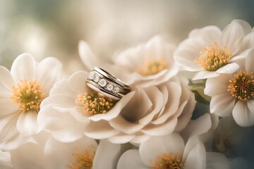 Fototapeta na wymiar luxury diamond wedding ring ,engagement rings, engagement, wedding rings