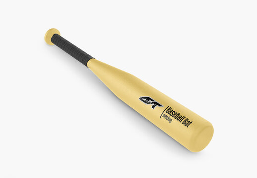 Baseball Bat Wood Mockup