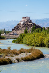 views of thikse monastery in leh ladakh, india