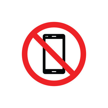 don't turn on your cellphone, signs prohibit carrying cellphones