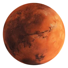 Foto op Canvas planet mars on transparent background © SN