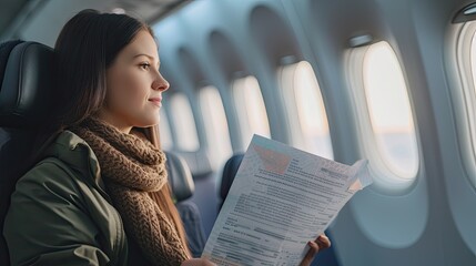 Fly High with Unbeatable Deals: Eye-Catching Airline Ticket Advertising - obrazy, fototapety, plakaty