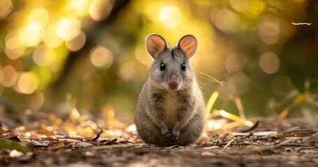 The Bettong's Quiet Life Amidst Nature's Grandeur