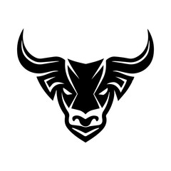 bull logo template, best used for business or esport, vector illustration