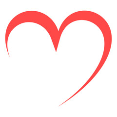 love heart logo vector - obrazy, fototapety, plakaty