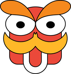 Playful Chinese New Year Illustration