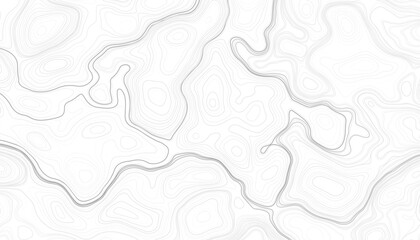 topographic map seamless vector pattern
