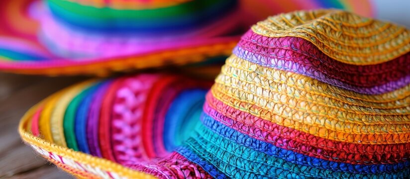 Vibrant and Colorful Mexican Sombrero: A Colorful, Mexican Sombrero Perfect for Festive Celebrations