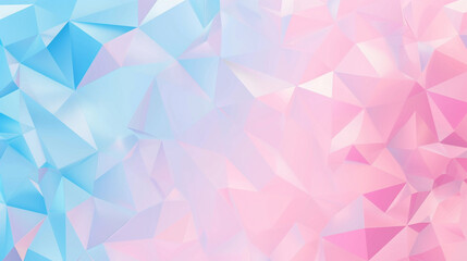 Obraz premium Sky blue & bubblegum pink geometric background vector presentation design. PowerPoint and Business background.