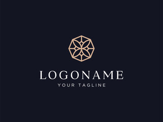 luxury ornament logo design vector template