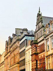 Fototapeta premium Cityscape of central Glasgow, Scotland