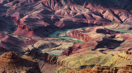 Colorado River vom Lipan Point, Grand Canyon National Park, Arizona, USA