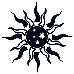 Minimal Mysthical Theme Illustration