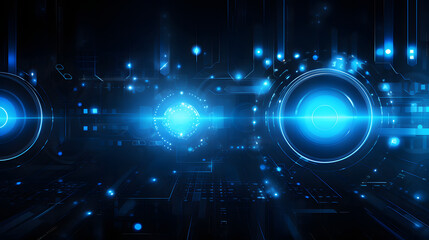 Obraz premium Abstract technology background Hi-tech communication concept futuristic digital innovation background vector illustration