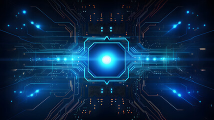 Obraz premium Abstract technology background Hi-tech communication concept futuristic digital innovation background vector illustration