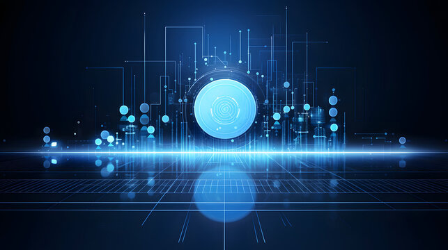 Abstract technology background Hi-tech communication concept futuristic digital innovation background vector illustration