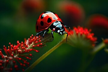 ladybug Fluttering