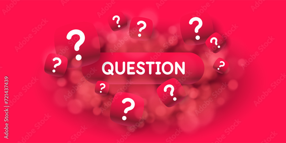 Poster a poster with question marks. a question that needs an answer. elements for transmitting information