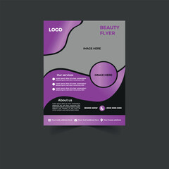 Beauty flyer template