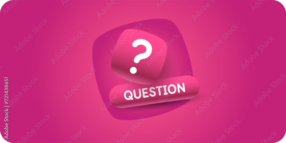 Poster a poster with question mark. a question that needs an answer. elements for transmitting information.