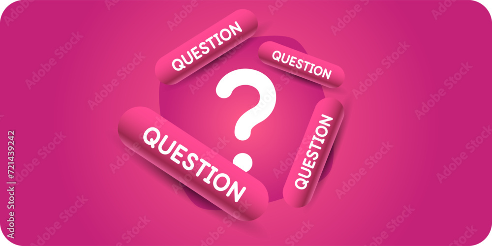 Poster a poster with question mark. a question that needs an answer. elements for transmitting information.