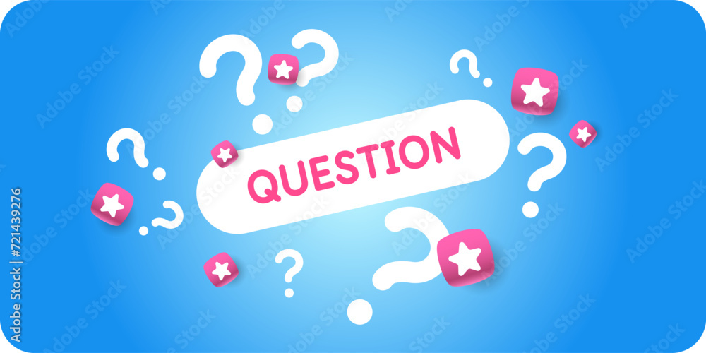 Poster a poster with question marks. a question that needs an answer. elements for transmitting information
