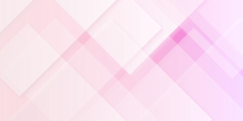 Modern business and technology concept abstract vector graphic design banner pattern. Light Pink vector square shape of pink white geometric elegant geometric background with squares and stripes line 