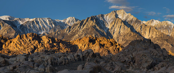 Tunnabora Peak, Mount Whitney, Alabama Hills, nahe Lone Pine, Sierra Nevada, Kalifornien, USA