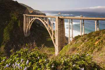 Bixby Creek Bridge, Big Sur, Cabrillo Highway 1, Kalifornien, USA